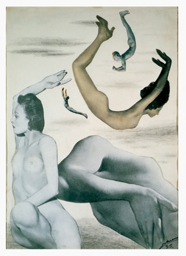 s/t 1935. Fotomontaje. Collage y lápiz/papel 36x26 cm ***