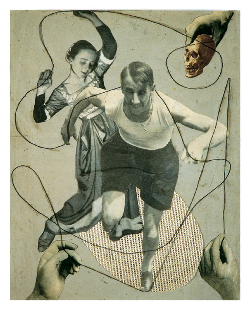 s/t 1934. Fotomontaje. Collage’ reproducciones fotográficas y rejilla 20’5x29’3 cm ***