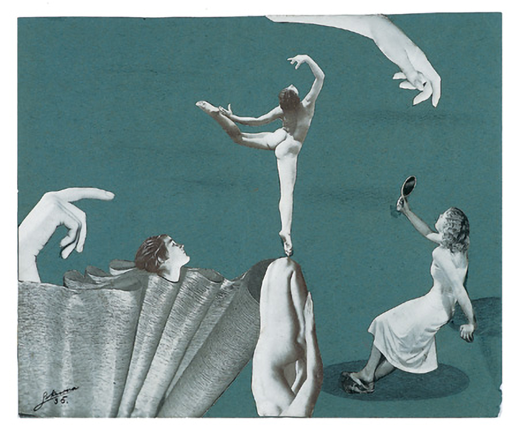 s/t 1935. Fotomontaje. Collage y lápiz/papel 23x27’6 *
