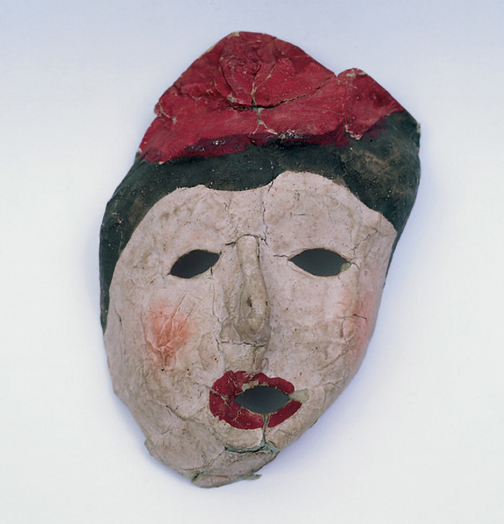 Máscara papel mache 20x14’5 cm *